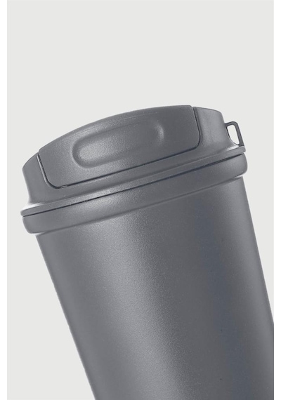 Stevig 4 Work Flip Open Coffee Mug Çelik Termos 400 Ml Grey St-251 Gri