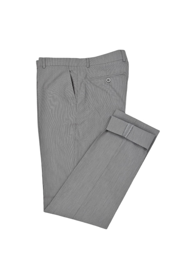 Günce Erkek Klasik Kuş Gözü Kumaş Pantolon Bgl-st04738 Gri
