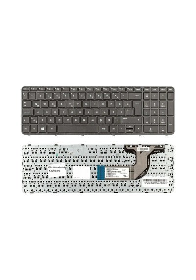 Hp 250 G2, 250 G3, 15-n00, 15-e, 15-g Notebook Klavyesi Siyah Tr Çerçeveli / Kl0105 46236925