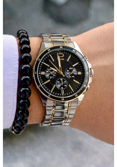 Premium Lüks Exclusive Tasarım Özel Üretim Metal Kordon Erkek Kol Saati-bileklik Hediyeli Metalik