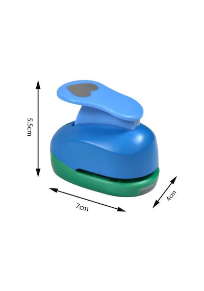 Kamei Şekilli Delgeç Kalp 2.5 Cm Km8810
