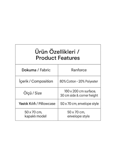 Lionas Desenli 160 X 200 Cm Çift Kişilik Lila Yıldız Lastikli Çarşaf Ve 2 Adet Yastık Kılıfı Lila