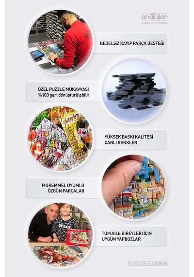 Anatolian 1000 Parçalık Puzzle - Rüya Kasaba 1185