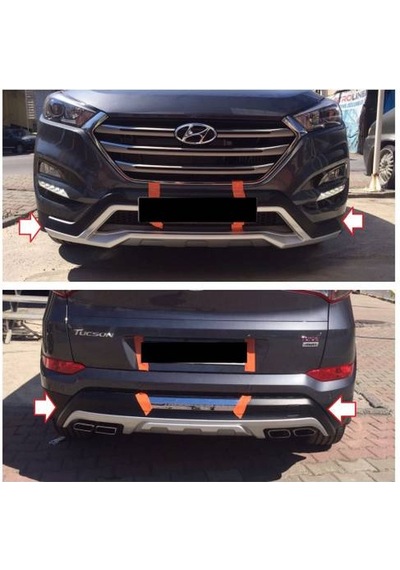 Hyundai Tucson Ön Arka Koruma Difüzör 2015- 2018 Ürün