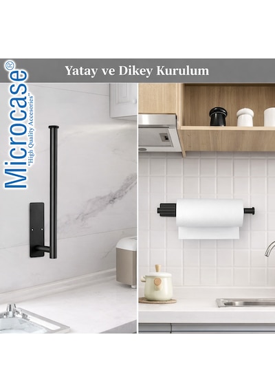 Microcase Çok Amaçlı Mutfak Banyo Tuvalet Paslanmaz Çelik Kağıt Havluluk Al5447 Gold