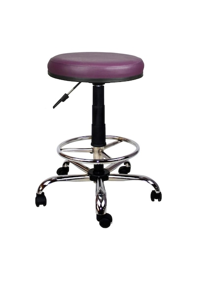 Bürocci Metal Ayaklı Yüksek Tabure-Mor-2999T0124
