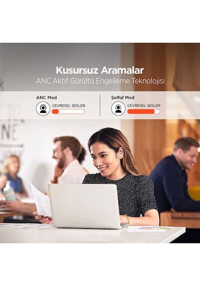 Mojue Ttec  3TW05B TWS05 Anc Gerçek Kablosuz Tws Bluetooth Kulaklık