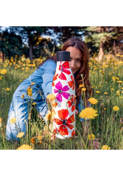 Les Artistes Paris Isı Yalıtımlı Çelik Termos Matara 500ml Petals Çok Renkli