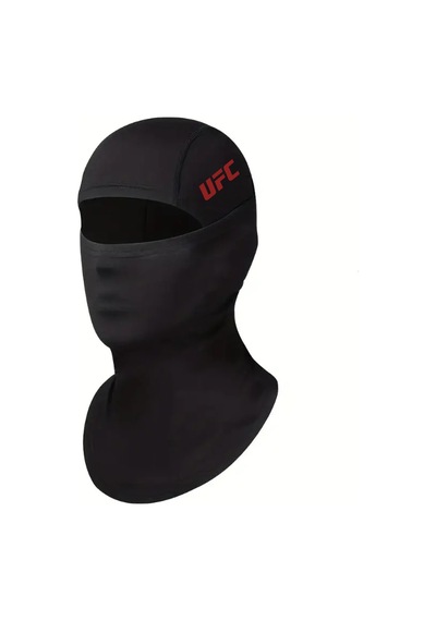 Flex Ufc Yazılı Siyah Kar Maskesi Model 6 Balaklava Kış Motor Drill Dövüş Box Mma Kickbox Spor