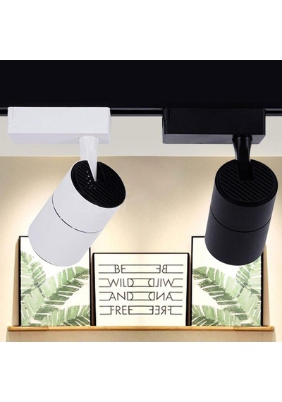 30w Cob Led Ray Spot Sarı Işık 3000k Beyaz Kasa 3 Adet Çok Renkli