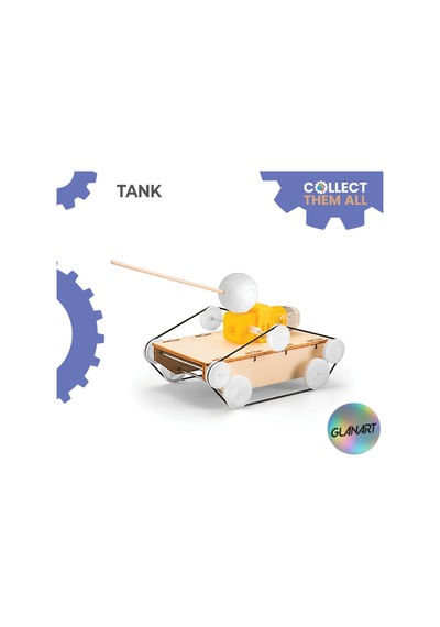 Robotik Kendin Yap Motorlu Tank Yapım Seti Çocuklar İçin