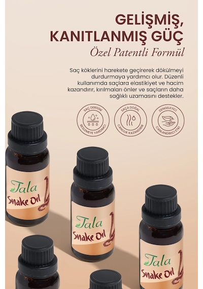 Yılan Yağı Karşıtı Saç Besleyici Ve Onarıcı Saç Bakım Yağı 20 Ml