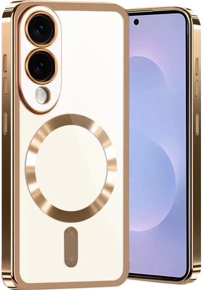 Newface Samsung Galaxy S25 Edge Kross Magneticsafe Kapak - Çöl Titanyum