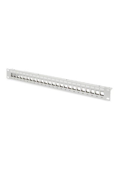 Digitus Dn-91410 24 Port Boş Patch Panel Zırhlı 1U Yüksekliğind