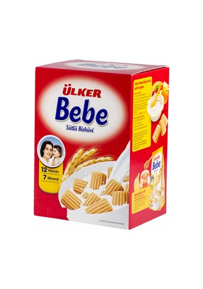 Ülker Bebe Bisküvisi 800gr 12 Vitaminli Kutu 2 Li Set