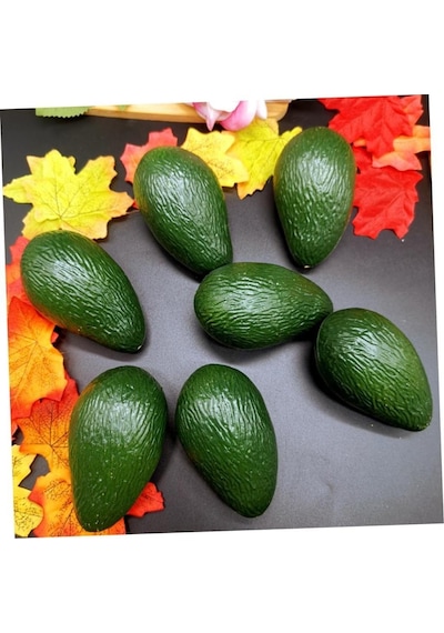 Yapay Meyve Avokado Fake Fruit 6 Lı Paket