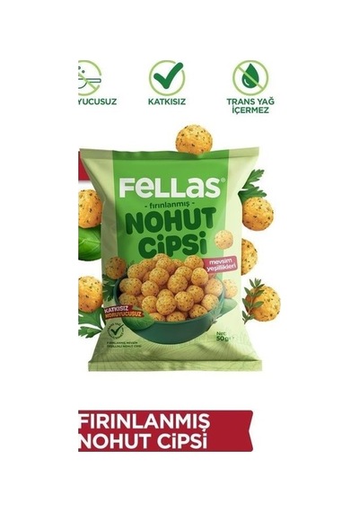 Fellas Nohut Cipsi - Mevsim Yeşillikleri 50 G