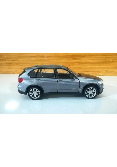 Welly Bmw X5 1/36 Ölçek Füme Diecast Çek Bırak Metal Model Araba