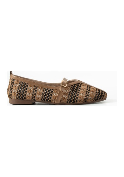 Dabab Shoes Marvena Kadın Kahve Çapraz Bantlı Dantel Detaylı Şeffaf Dokulu Babet Kahverengi Dabab Shoes Marvena Kadın Kahve Çapraz Bantlı Dantel Detaylı Şeffaf Dokulu Babet Kahverengi