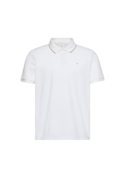 Calvin Klein Ss Refıned Pıque Tıpped Classıc-13536 Beyaz