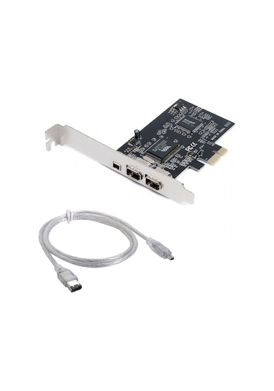 Pcı E To Firewire 1394 Kart 2x 6 Pin Firewire 600 1x4 Pin Firewire 400 Giriş
