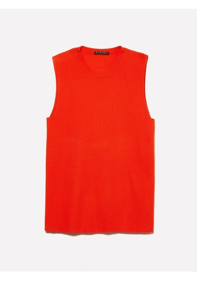 Sisley Viskoz Karışımlı Kolsuz Slim Fit Triko Bluz Kadın Nar Çiçeği Bluz - 325p17q3m105s Sisley Viskoz Karışımlı Kolsuz Slim Fit Triko Bluz Kadın Nar Çiçeği Bluz - 325p17q3m105s