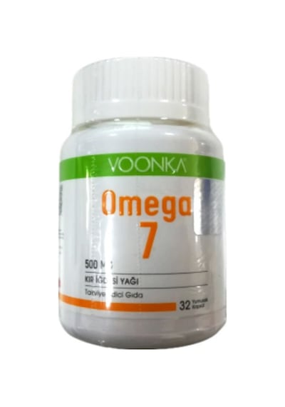 Voonka Omega 7 Kır Iğdesi Yağı 500 Mg 32 Yumuşak Kapsül