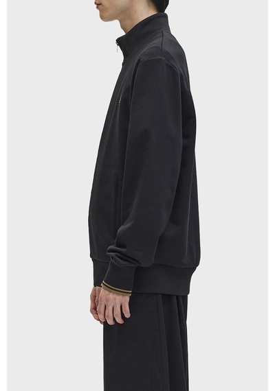 Fred Perry J1327 Zip Through Erkek Ceket Siyah