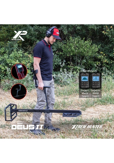 Xp Xtrem Hunter Dedektör Paket - Xp Deus 2 Rc, 34x28 Cm Fmf Başlık
