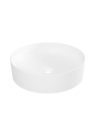 Serel 9503DXS110H Slimline Silindirik Lavabo Beyaz 45 CM
