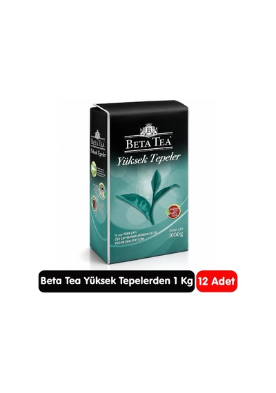 Beta Tea Yüksek Tepeler Siyah Çay 12x1 Kg