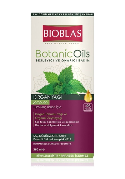 Bioblas Isırgan Yağlı Şampuan 360 Ml - 6 Adet Tarı