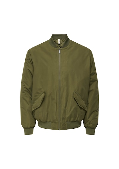 Only & Sons Erkek Russel Padded Bomber Haki Ceket - 22034701 Haki