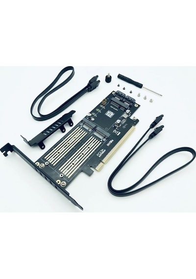 Bircan06 M.2 Nvme Ssd Ngff Pcıe 3.0X16 Adaptör Msata