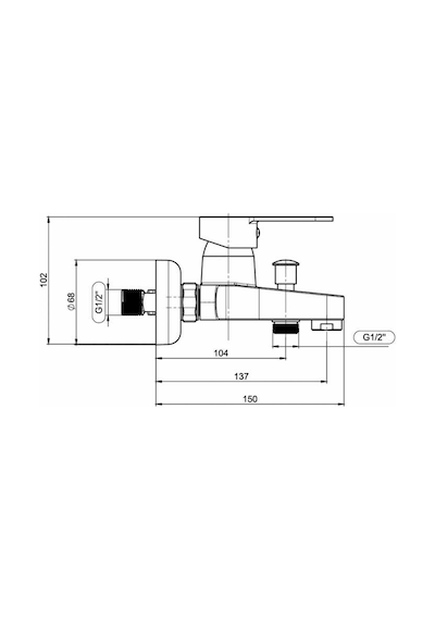 Nsk Molera Banyo Bataryası Krom N2033502 Krom