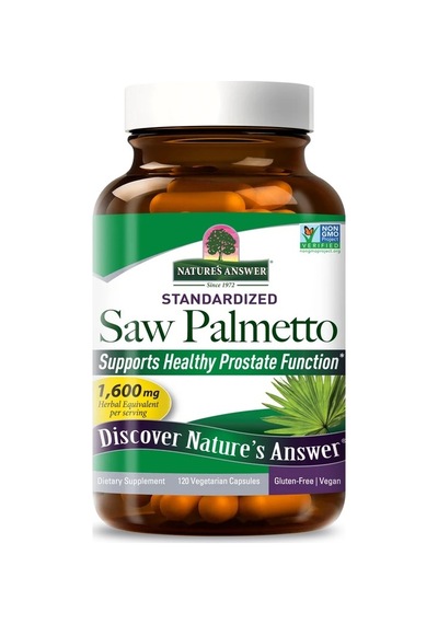 Saw Palmetto 1,600 Mg 120 Veg. Capsules