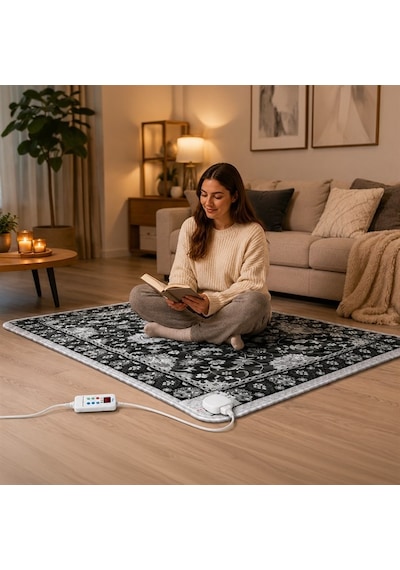 Sunup Ty-1 2 859w 100x200cm Isıtmalı Pad Halı - Dijital Termostatlı Karbon Kristal Teknolojisi