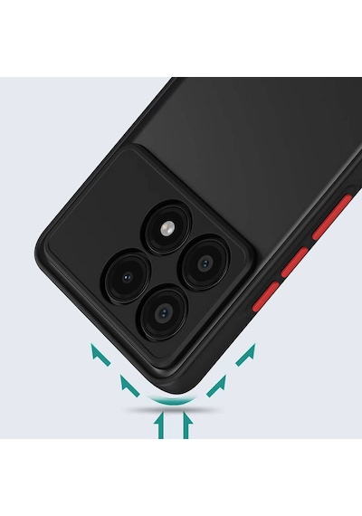 Zore Xiaomi Poco X6 Pro Kılıf Msra Hux Kapak-lacivert Lacivert