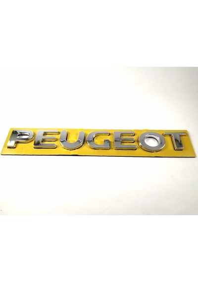 Peugeot 407 Krom Bagaj Yazısı (195Mm-21Mm)