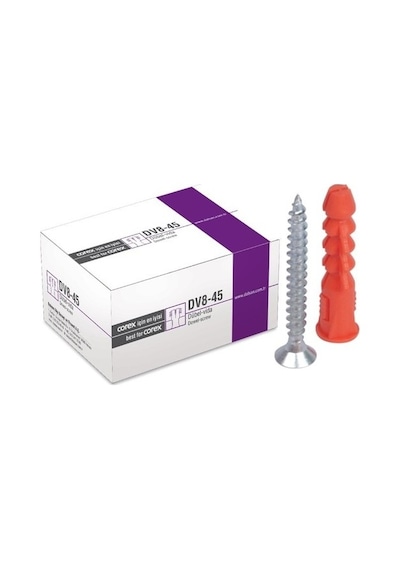 Dalsan Dübel+Vida Seti 100 Lü Dv8-45
