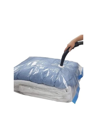 Vakumlu Hurç Saklama Torbası 73x130 Cm Vakumlu Giysi Ve Yorgan Saklama Poşeti, Elektrikli Süpürge İle Hava Alma