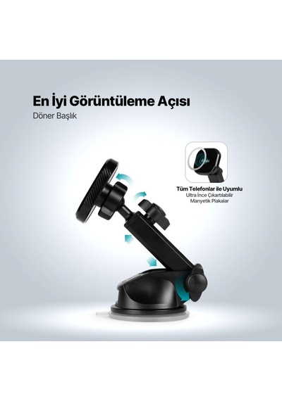 Ttec 2tt35 Easy Drive Flex M Araç Içi Magsafe Uyumlu Telefon Tutucu