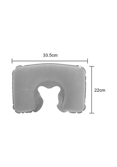 Tech Şişme Seyahat Boyun Yastığı Ergonomik Travel Neck Pillow, Katlanabilir, Taşınabilir, Uçak, Otobüs, Tre
