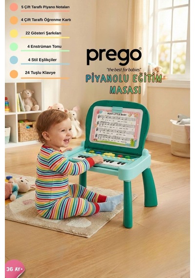 Prego Toys Piyanolu Eğitim Masası