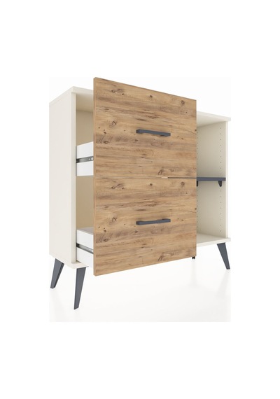 Arges Şifonyer Tek Raflı 2 Çekmeceli 88x30x80 Aytaşı-antrasit/çam Antrasit/çam Arges Şifonyer Tek Raflı 2 Çekmeceli 88x30x80 Aytaşı-antrasit/çam Antrasit/çam