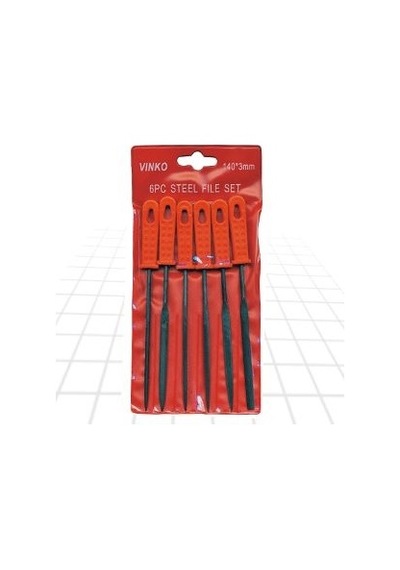 6 Lı Saatçi Eğe Seti 140x3 Mm