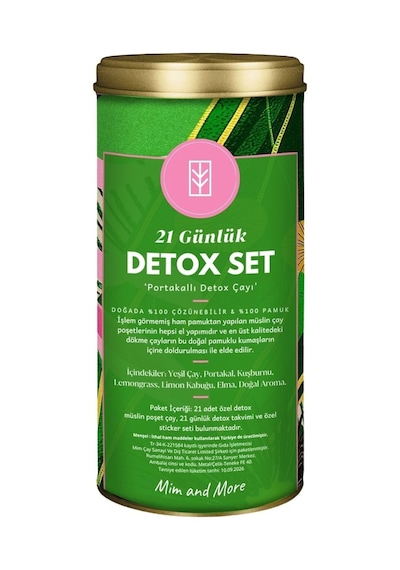 Mim And More 21 Günlük Portakallı  Çayı 63 G