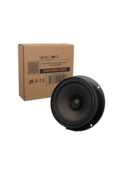 Magicvoice Mv-22575 Plastik Kasa 16 Cm 4 Ohm Tekli 80 Watt Oto Hoparlör Volkswagen Grubu Ve Seat-skoda İçin
