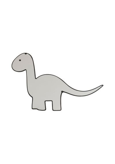 Sevimli Dinozor Model Pleksi Çocuk Odası Aynası Ahşap