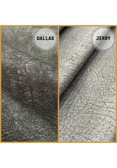 Antrasit Döşemelik Kumaş Nubuk Dallas Ve Jerry Desen